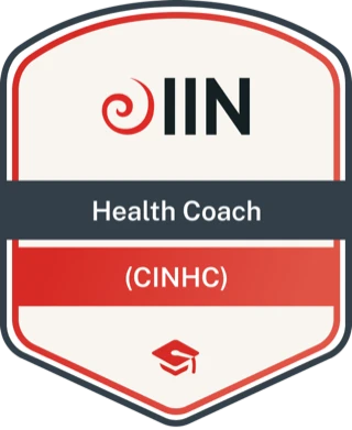 IIN Certified Integrative Nutrition Health Coach (CINHC) badge